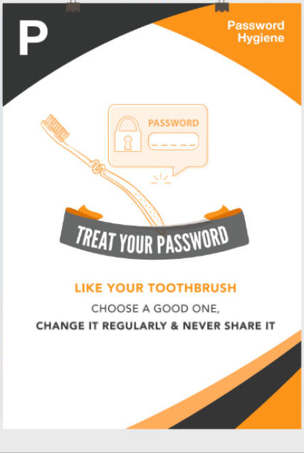 Password Awareness awareness poster
