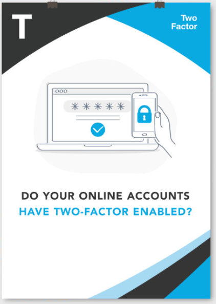 Enable Multi-Factor awareness poster